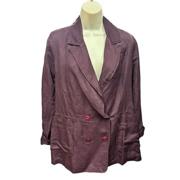 Burning Torch WALLACE BLAZER in PRUNE NWT Size XS - Picture 6 of 11